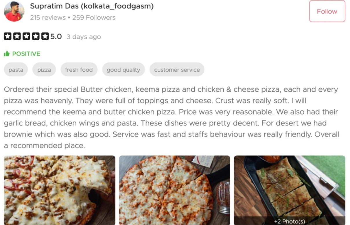 La Trio Pizza Reviews